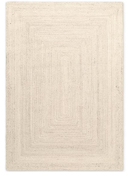 Hanse Home Juno Jute Teppich Juno Reinweiß