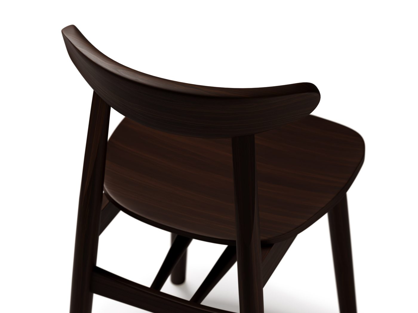 Elie Samtiger Stuhl – Ansicht 3