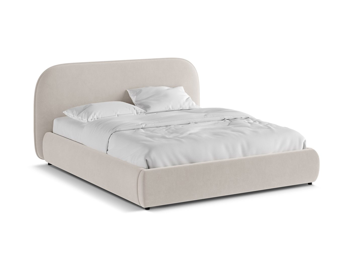 Murada Ablagebett mit Kopfteil – Ansicht 2