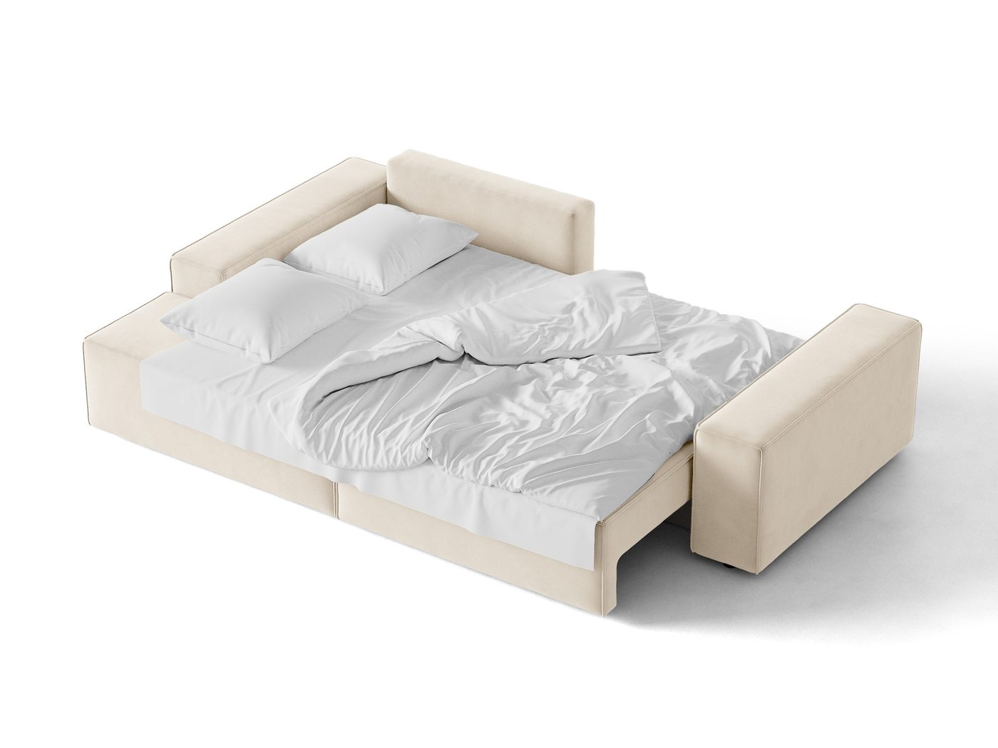 Jodie Linkes Ecksofa mit Bettfunktion und Stauraum – Ansicht 2