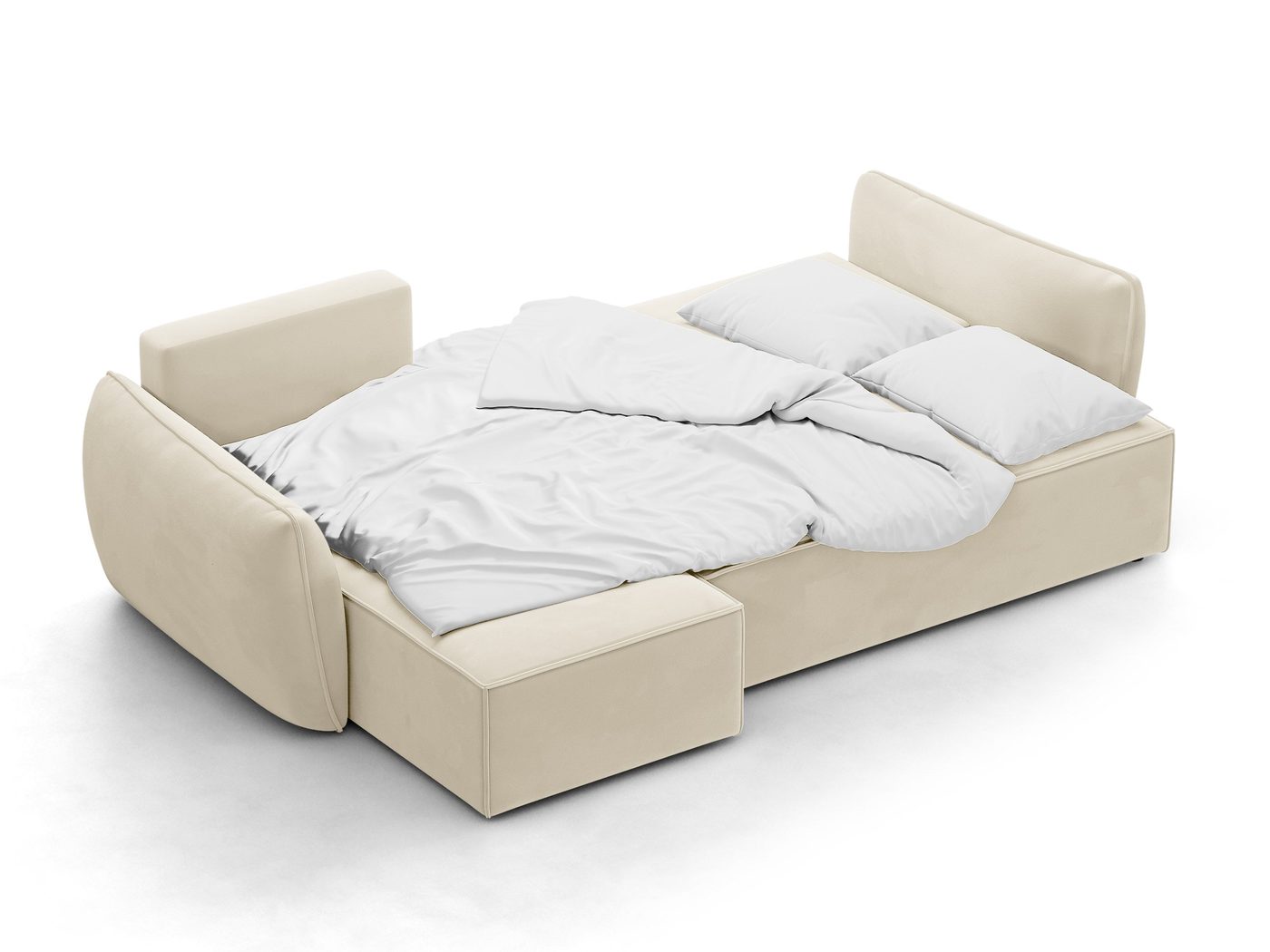 Kaelle Linkes Ecksofa mit Bettfunktion und Stauraum – Ansicht 2