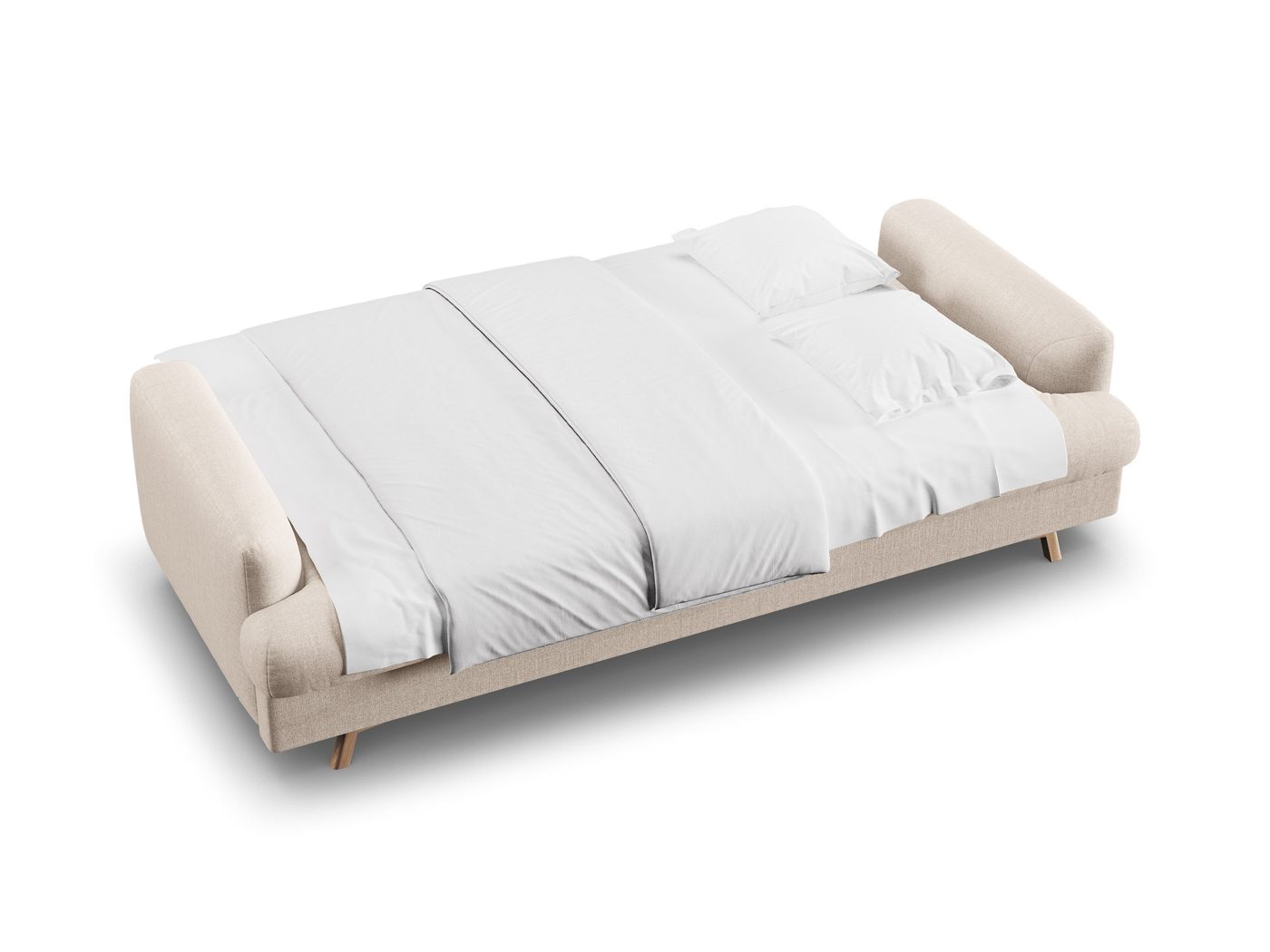 Naomi Sofa Mit Bettfunktion Und Stauraum – Ansicht 2