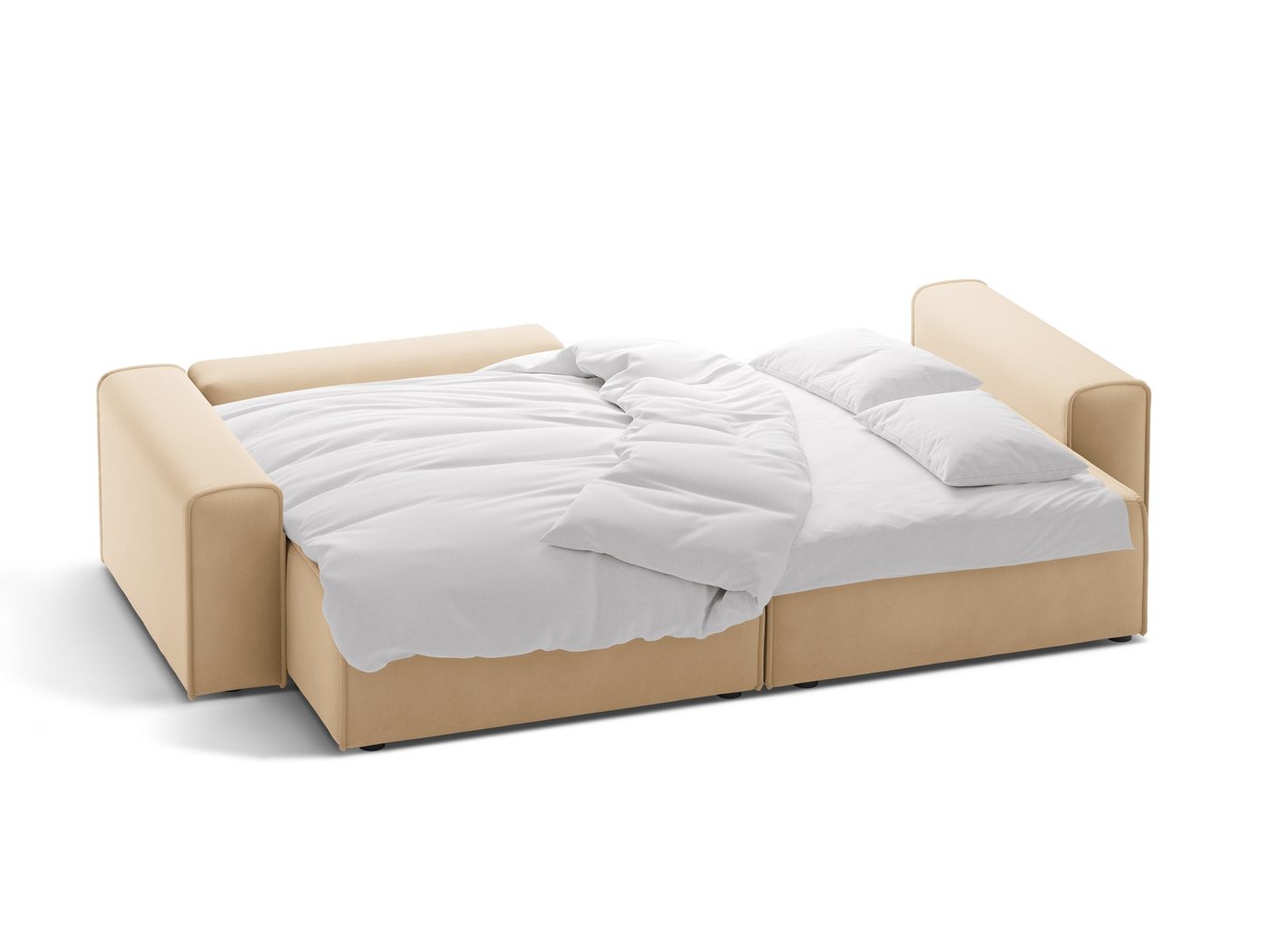 Victor Linkes Ecksofa mit Bettfunktion und Stauraum – Ansicht 3