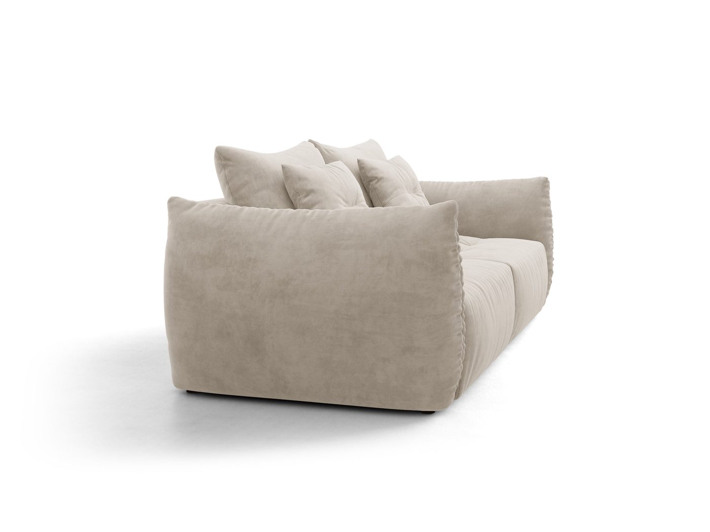 Bloom Samtiges Sofa Mit Bettfunktion Und Stauraum – Ansicht 3
