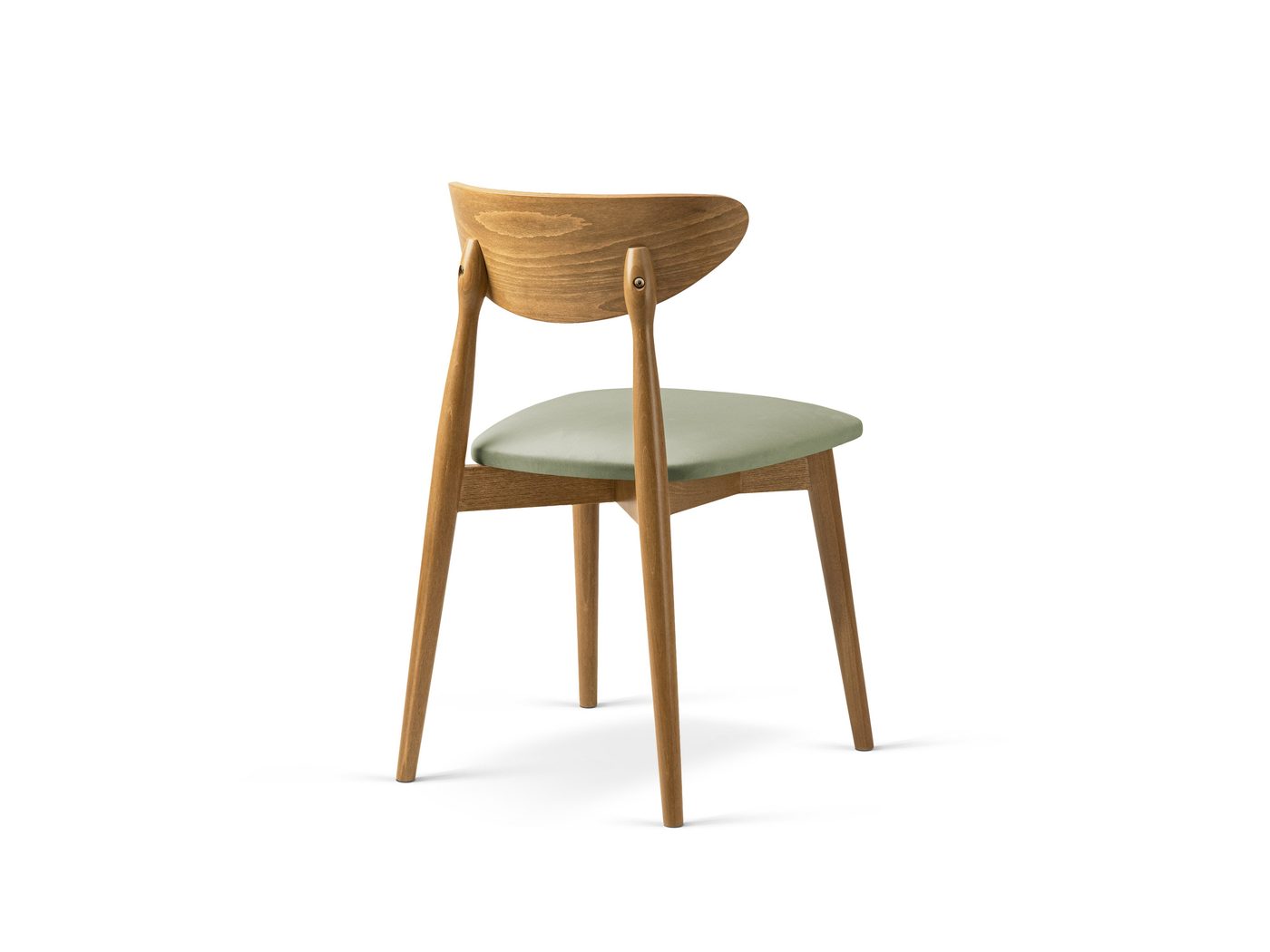 Leon Samtiger Stuhl – Ansicht 3