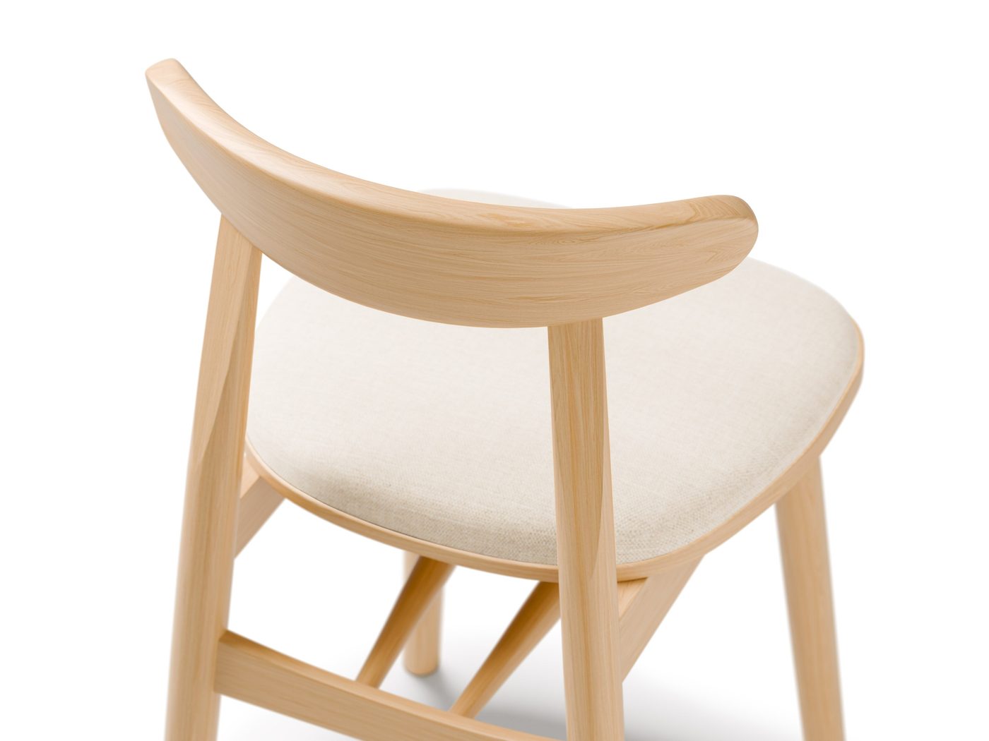 Bony Samtiger Stuhl – Ansicht 3