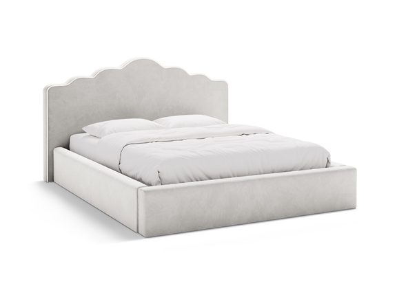 Dream Samtbett Ablagebett mit Kopfteil