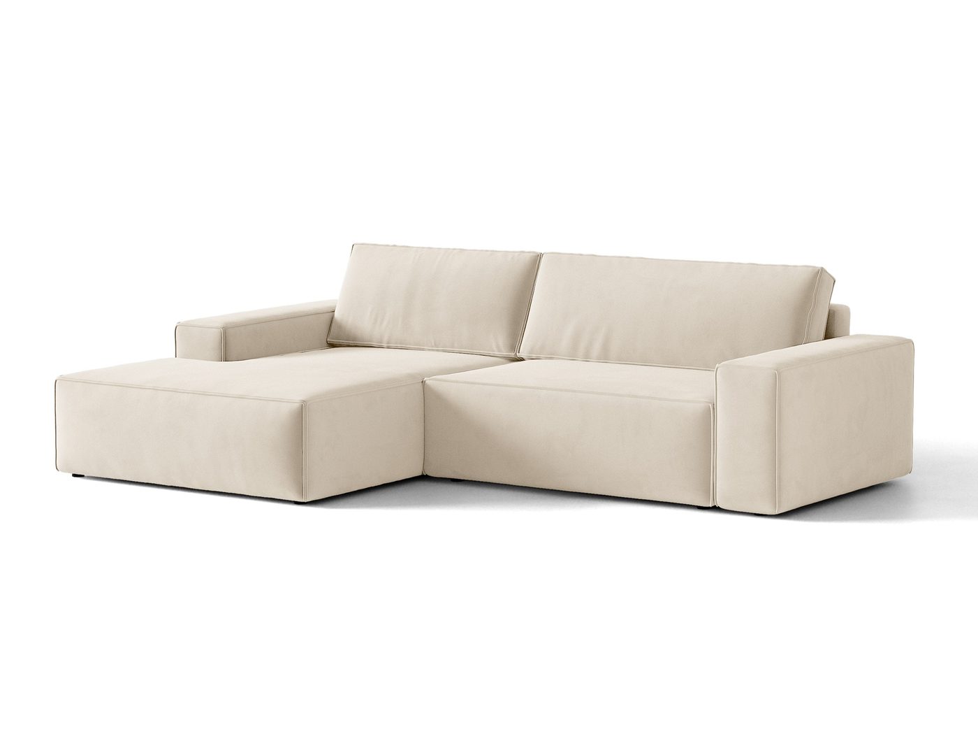 Jodie Linkes Ecksofa mit Bettfunktion und Stauraum – Ansicht 3