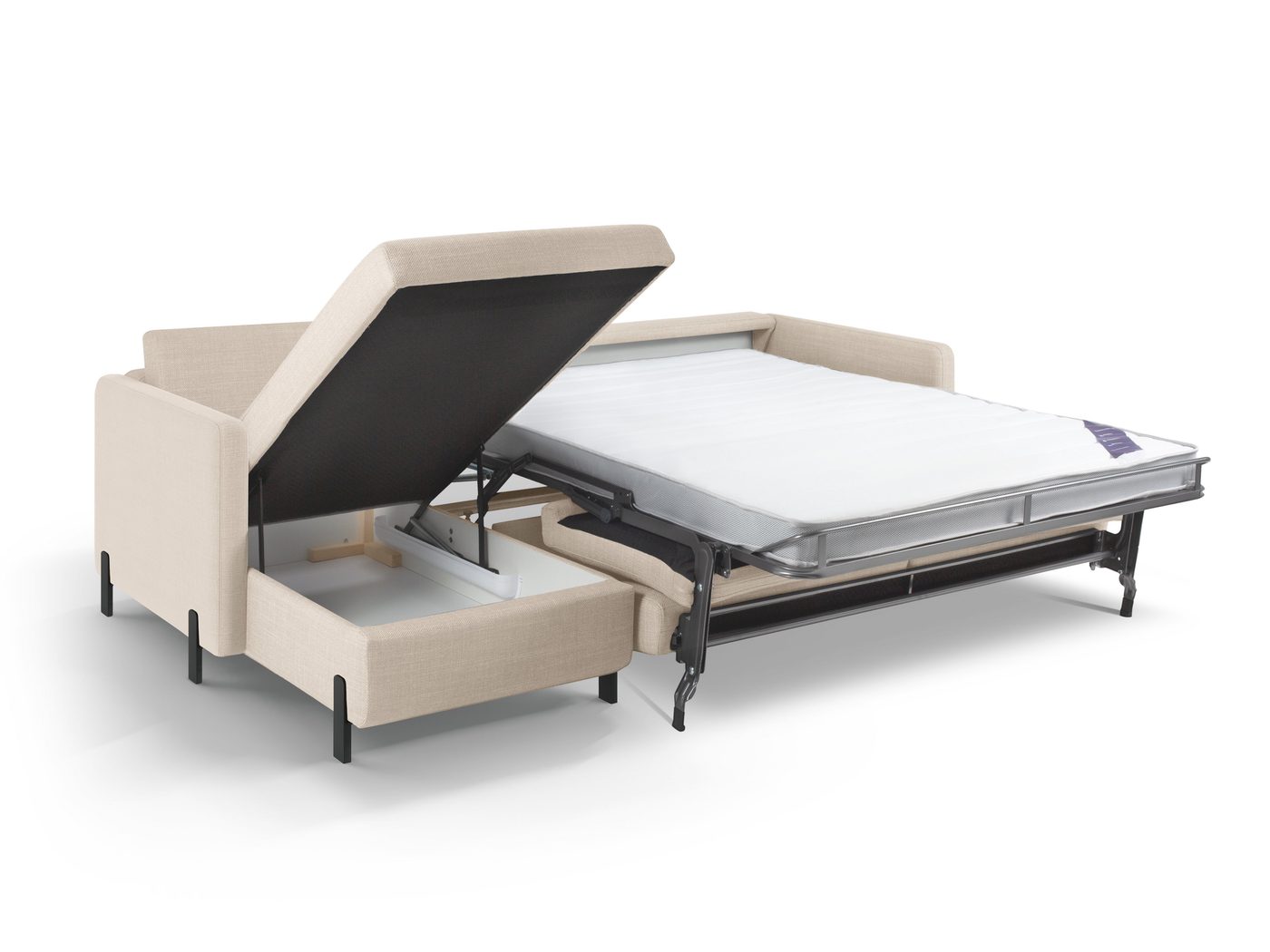 Gloria Linkes Ecksofa mit Bettfunktion und Stauraum – Ansicht 2