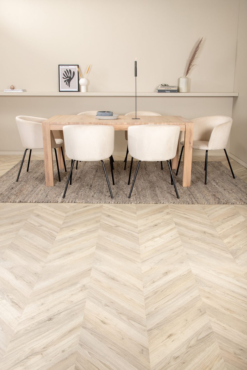 Slider Rechteckiges Esstischset